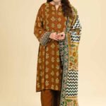 Nisha By Nishat Visocse Print 3P