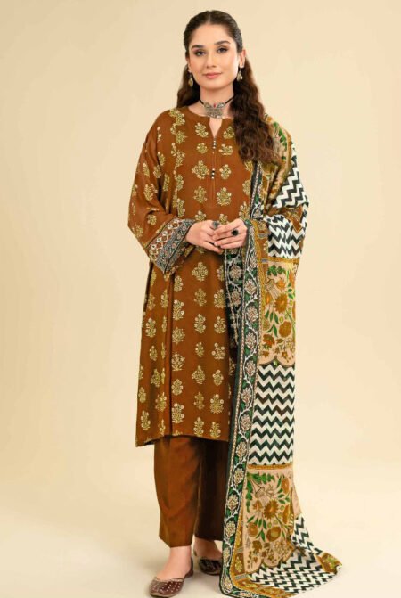 Nisha By Nishat Visocse Print 3P