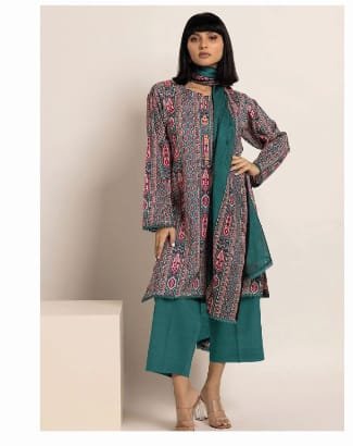 Khaadi Print Viscose 3P