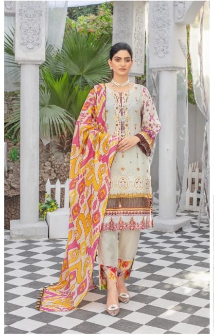 Eshaal Embroidered Lawn ES-004