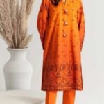 Coral by Cross Stitch Lawn Print 2p