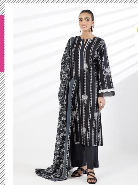 Nisha By Nishat linan print 3p