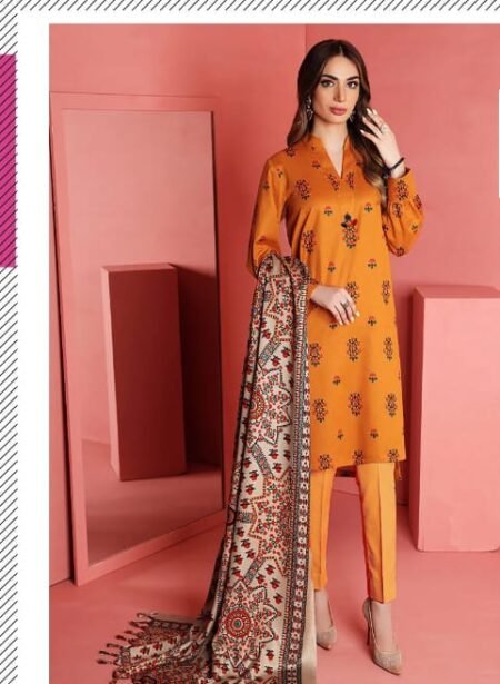 Nisha By Nishat Linan print 3p