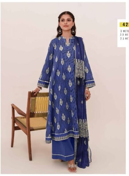 Nisha By Nishat Linen Print 3p