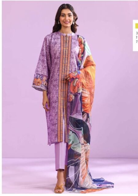 Nisha By Nishat Linen print 3p