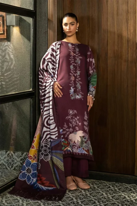 Fancy Lawn 3pc Maria B Code: 512AF