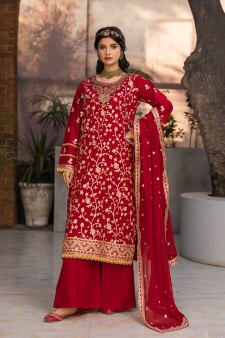 Premium EMB 3PC Zarmeen & Emaan Z.E-708