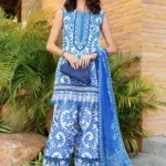 Fancy Lawn 3pc Maria B Code: 2504B