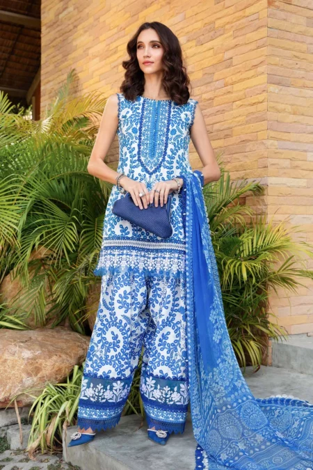 Fancy Lawn 3pc Maria B Code: 2504B
