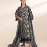 Bana Dora 3pc Sapphire Lawn Vol-10