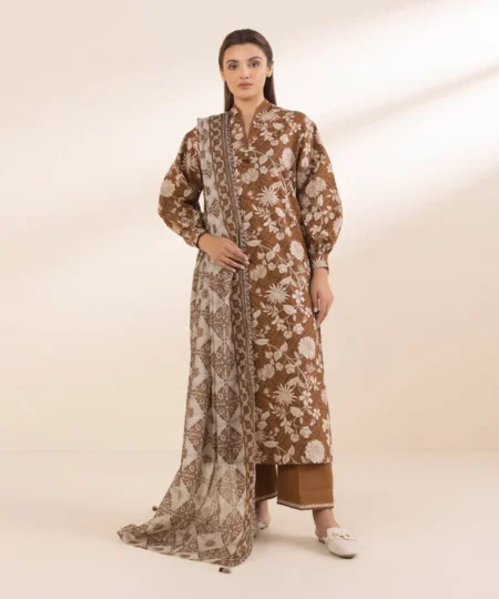 Bana Dora 3pc Sapphire Lawn Vol-10