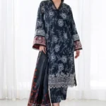 Fancy 3pc Baroque Lawn D4078-101