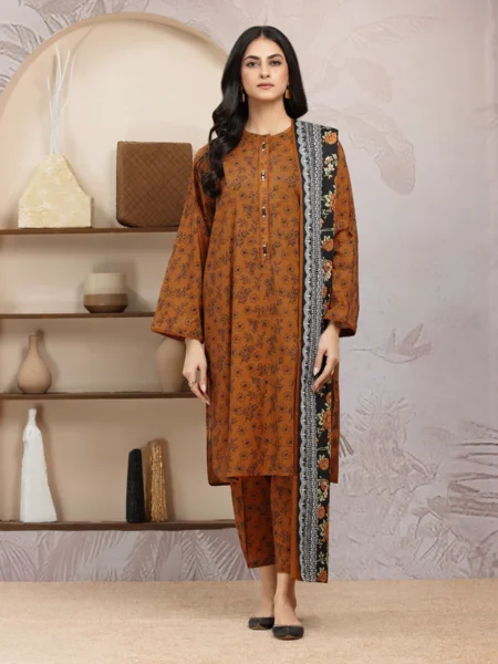 Printed Lawn 3pc Edenrobe C-29834