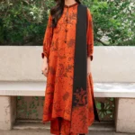 Fancy 3pc Baroque Lawn D1033-01