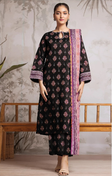 Printed Lawn 3pc Edenrobe C-29583