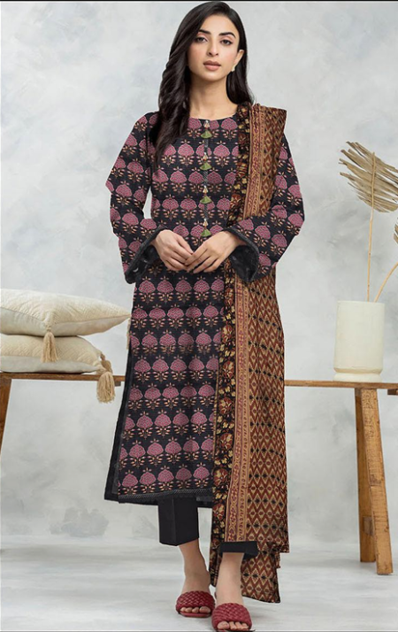 Bana Dora 3pc Edenrobe Lawn C-28056
