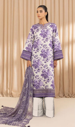 Bana Dora 3pc Sapphire Lawn Vol-10