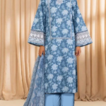 Bana Dora 3pc Sapphire Lawn Vol-10