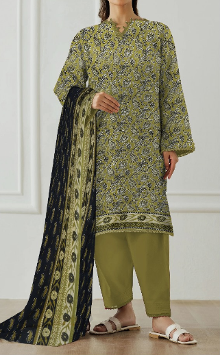 Bana Dora 3pc Orient Lawn C-24-046