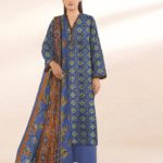 Print 3pc Sapphire Lawn V020