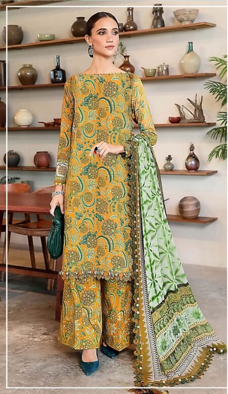 Print 3pc Maria B Lawn 2513-B