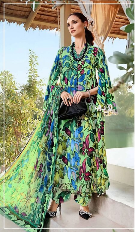 Print 3pc Maria B Lawn 2505-A
