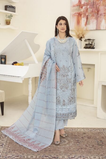 Emb Fancy 3pc Nishat Lawn 3311-R