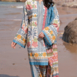 Print 3pc Bareeze Lawn 6240