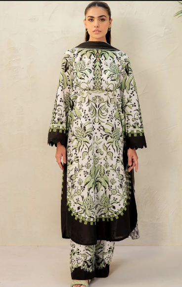 Print 3pc Bareeze Lawn 6245