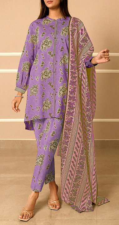 Print Premium 3pc Saya Lawn 09A