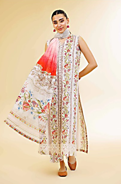 Print 3pc Nishat Lawn 1267R