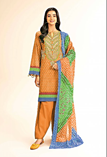 Print 3pc Nishat Lawn 1193R