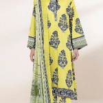 Print 3pc Sapphire Lawn Vol-14