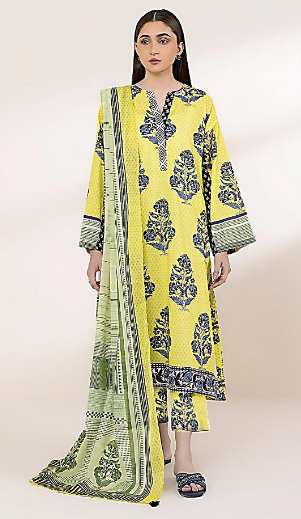 Print 3pc Sapphire Lawn Vol-14