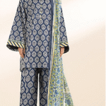 Print 3pc Sapphire Lawn Vol-14