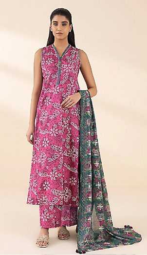 Print 3pc Sapphire Lawn Vol-14