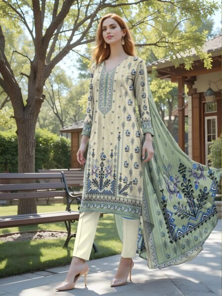 Print 3pc Bareeza 6220