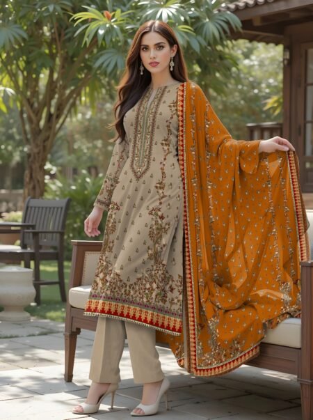 Print 3pc Bareeza 6221