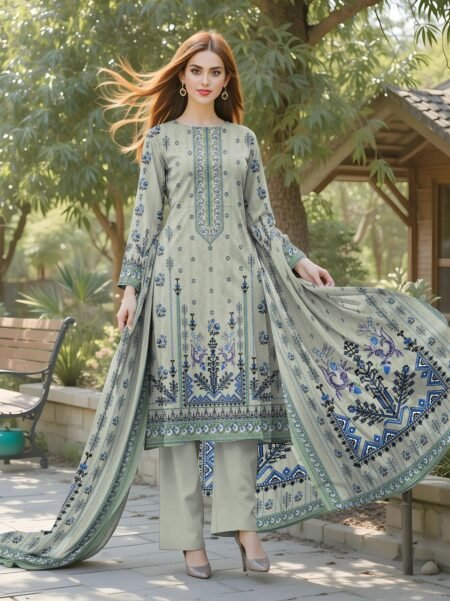 Print 3pc Bareeza 6216
