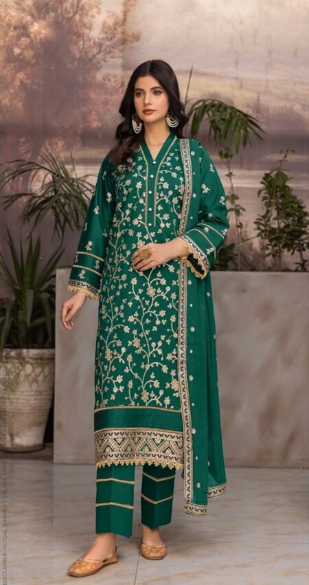 Premium EMB 3PC Zarmeen & Emaan Z.E-708